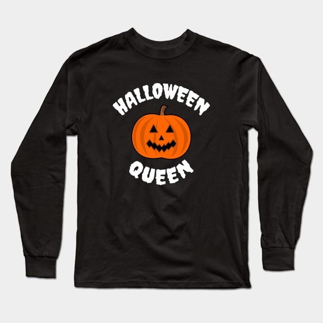 Halloween Queen Long Sleeve T-Shirt by LunaMay